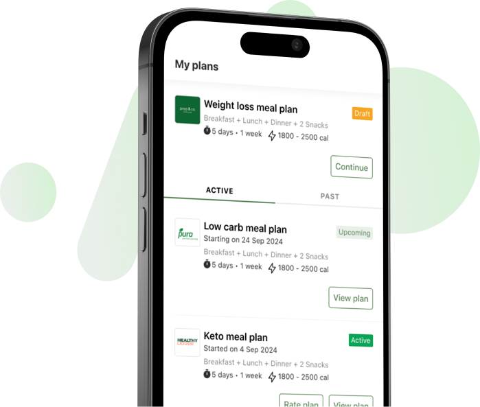 meal plans app